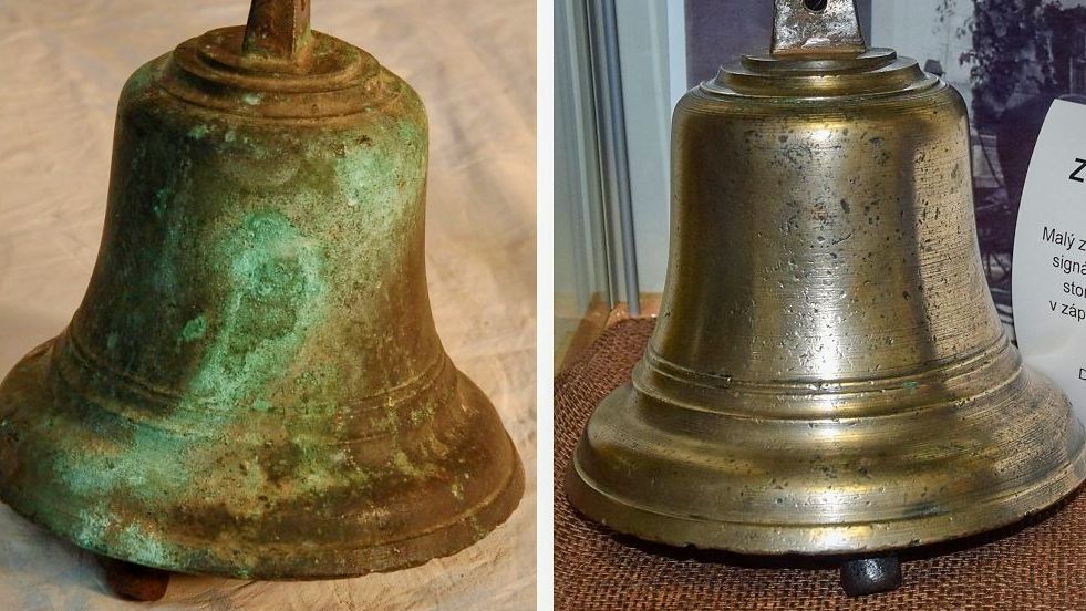 Malý zvon z kaštieľa v Seredi zreštaurovali a zachránili. Zdroj: Mesto Sereď