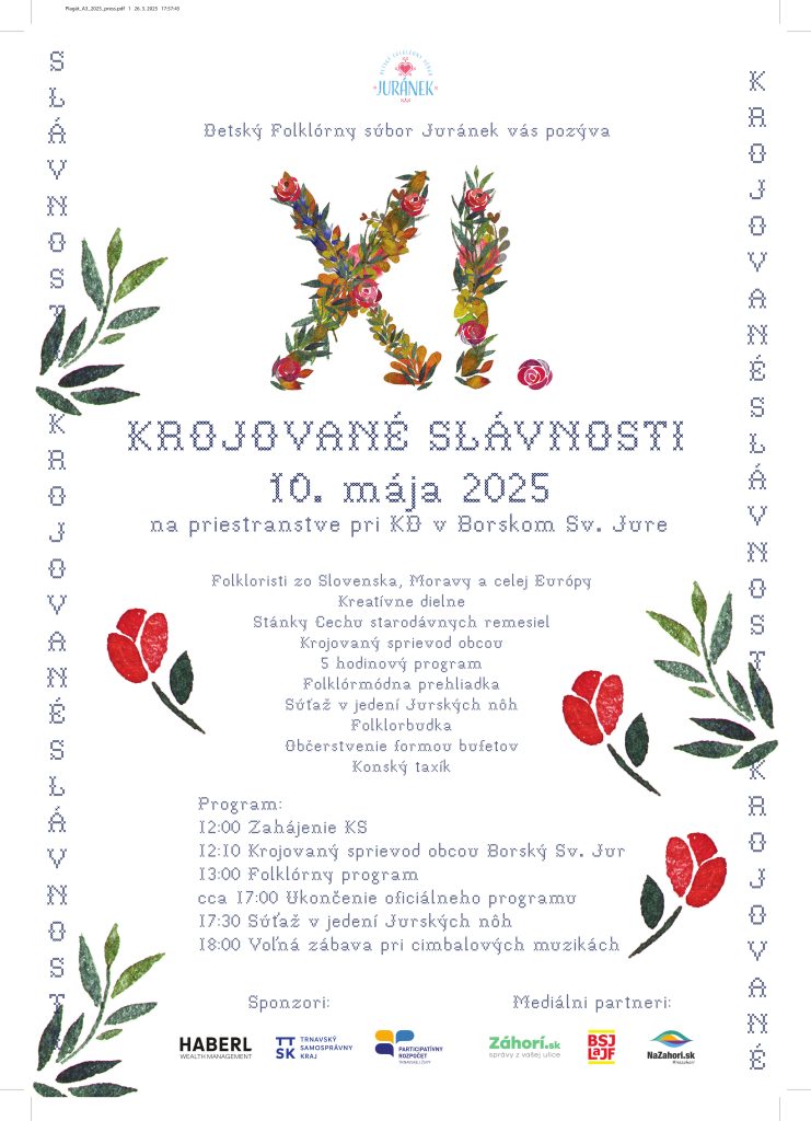 Krojované slávnosti v Borskom Svätom Jure