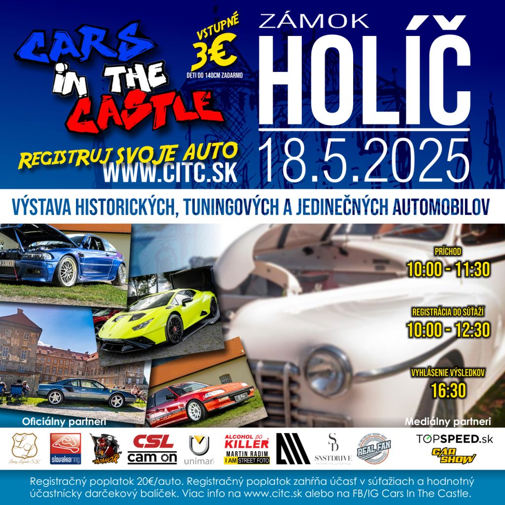 Cars in The Castle v Holíči Zdroj: citc.sk