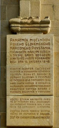 Pomník popravených v roku 1848, Horné Suroviny - Senica Autor: Vladimír Miček